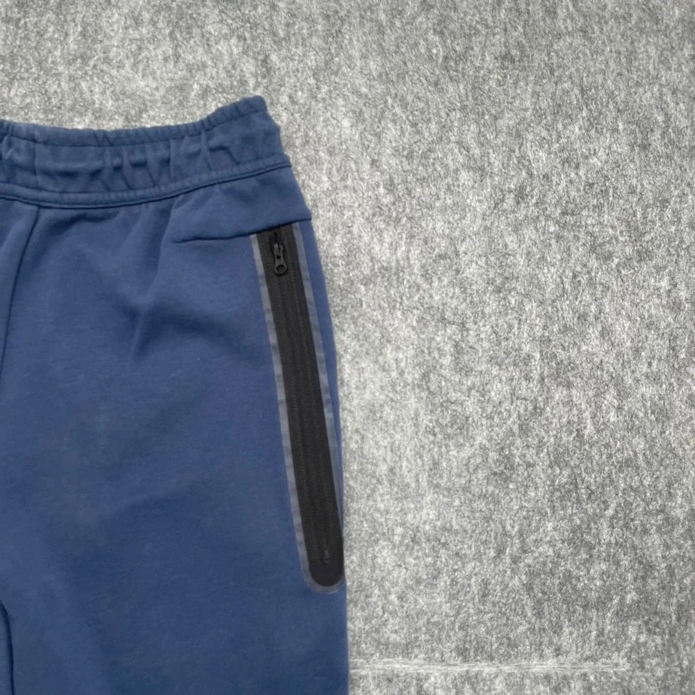 Nike Tech Joggers Boys Extra Large Navy Blue Slim Fit Sweatpants Fleece